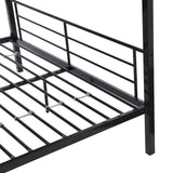 METAL Bunk Bed   Black - Home Elegance USA