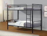 METAL BUNK BED BLACK - Home Elegance USA