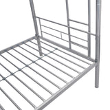 METAL Bunk Bed silver - Home Elegance USA