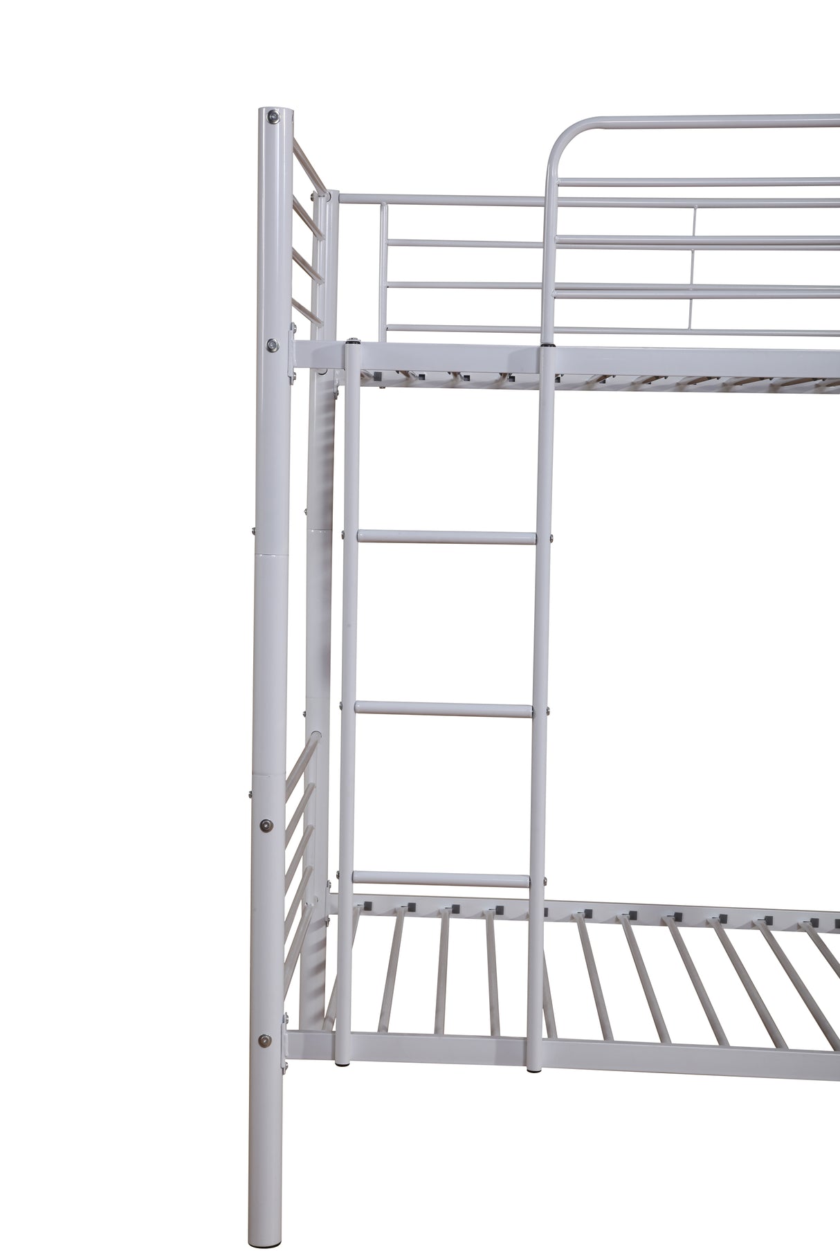 METAL BUNK BED  WHITE - Home Elegance USA