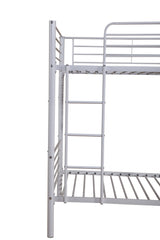 METAL BUNK BED  WHITE - Home Elegance USA