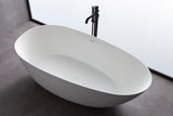 solid surface stone soaking tub Bathroom freestanding bathtub for adult