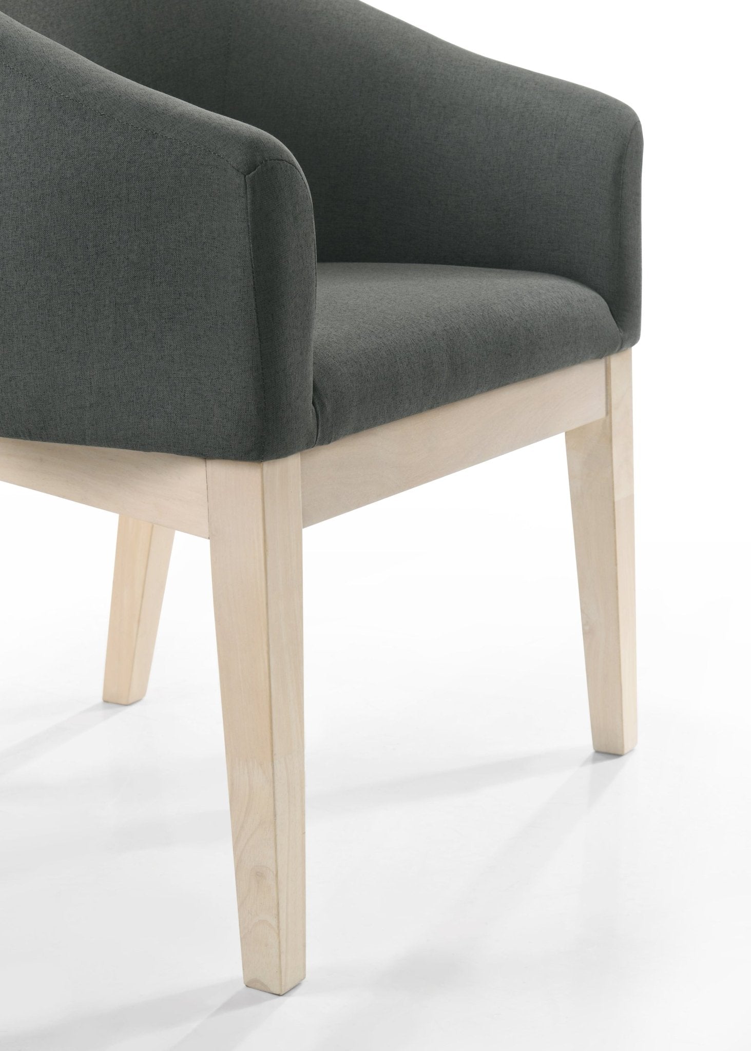 Jasper Ebony Black 5 Piece Round Dining Table Set with Gray Chairs - Home Elegance USA