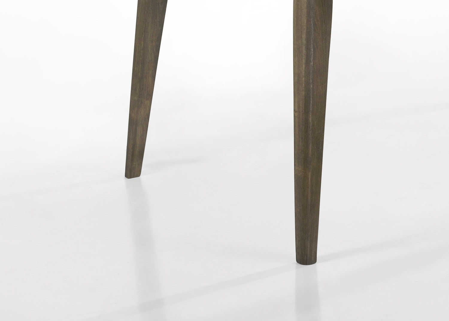 Bistro Vintage Walnut 7 Piece 72" Dining Table Set with Off White Fabric Dining Chairs | Home Elegance USA