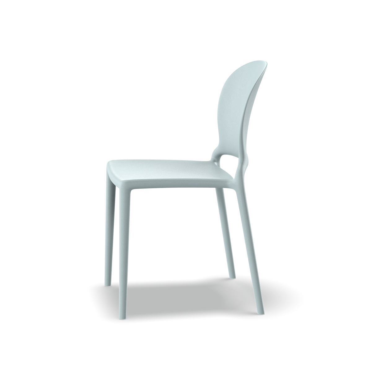 LESHI BAKU Armless Dining Chair-Set of 2, Premium Plastic - Home Elegance USA