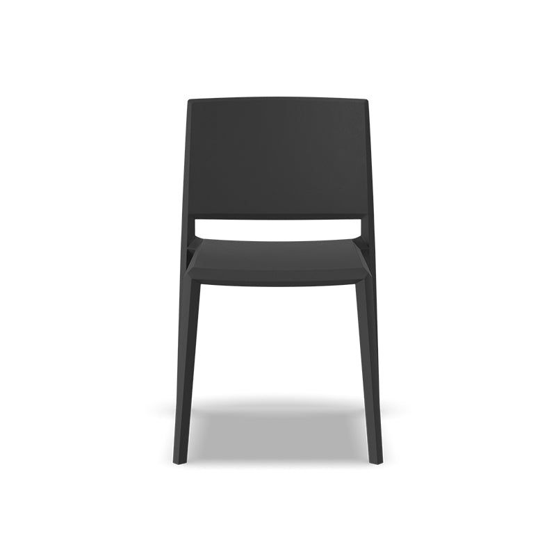 LESHI STUDIO Armless Dining Chair-Set of 2, Premium Plastic - Home Elegance USA
