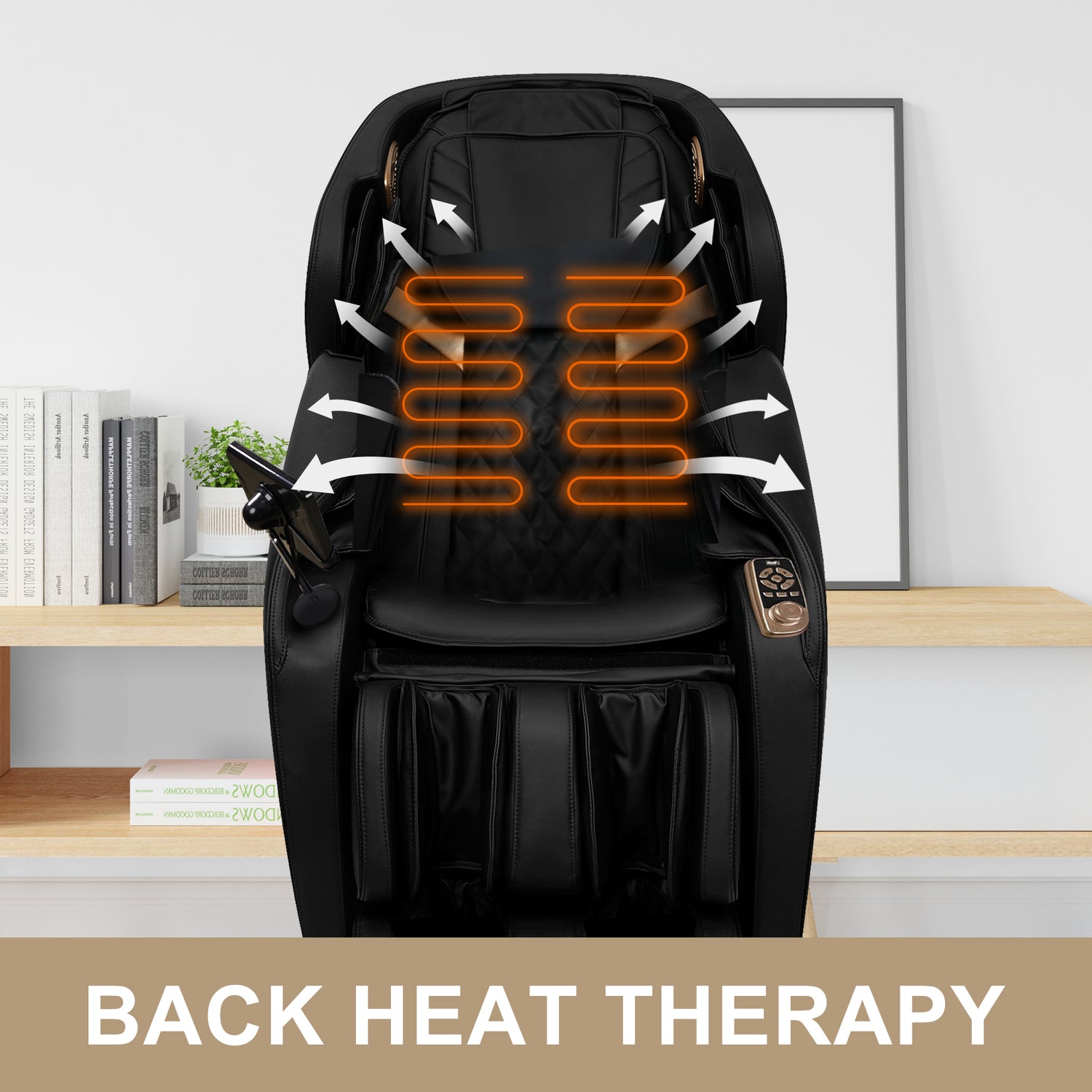 Full Body Massage Chair With Zero Gravity Recliner,with two control panel: Smart large screen & Rotary switch,spot kneading and Heating,Airbag coverage,Suitable for Home Office Home Elegance USA