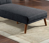 Black Polyfiber Sectional Sofa Set Living Room Furniture Solid wood Legs Plush Couch Adjustable Sofa Chaise | Home Elegance USA