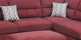 Sectional sofa Red Velvet #F6419 - Home Elegance USA