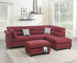 Sectional sofa Red Velvet #F6419 - Home Elegance USA