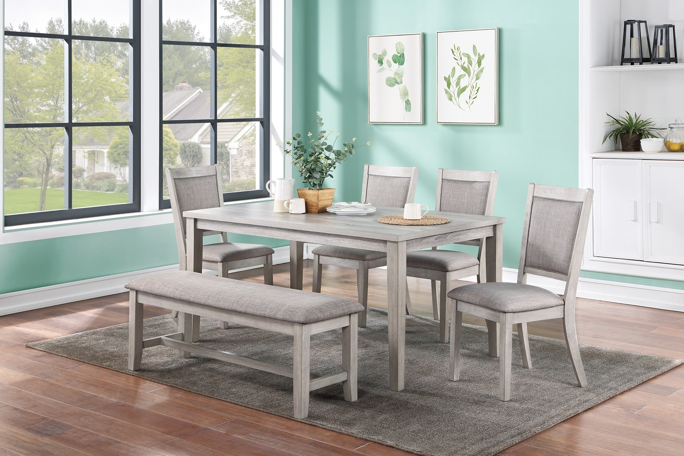 Sleek dining table online set