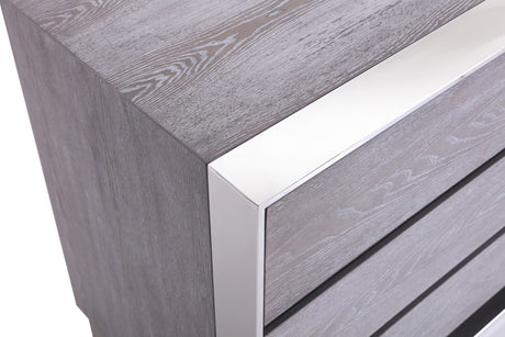 Vig Furniture Modrest Arlene Modern Grey Elm Dresser