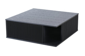 Vig Furniture Modrest - Alpine Modern Mid Century Black Ash Square Coffee Table