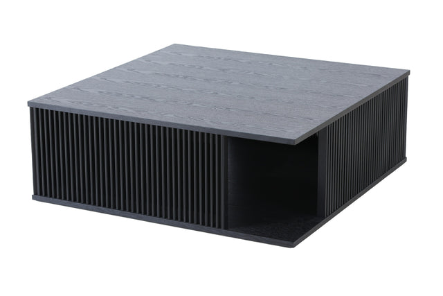 Vig Furniture Modrest - Alpine Modern Mid Century Black Ash Square Coffee Table