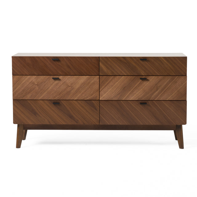 Vig Furniture Nova Domus Kamela- Modern Walnut Dresser