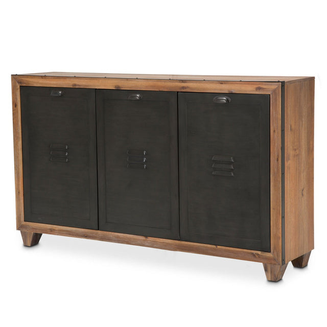 Aico Furniture - Brooklyn Walk Sideboard In Burnt Umber - Ki-Brkw007-408