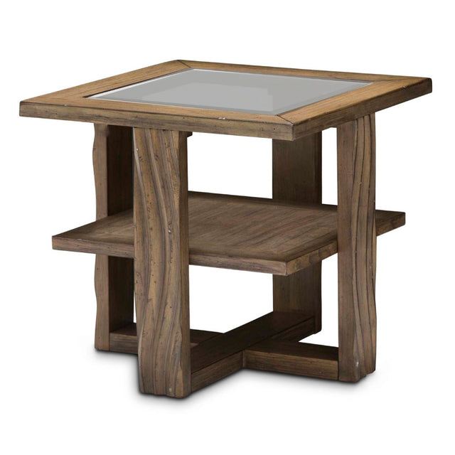 Aico Furniture - Del Mar Sound End Table In Boardwalk - Ki-Delm202-215