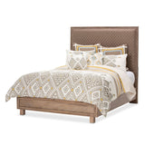 Aico Furniture - Hudson Ferry Eastern King Panel Bed In Autumn Bronze - Ki-Hudf014Ekb-216