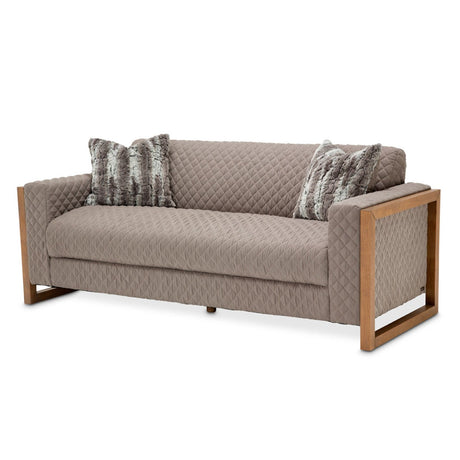 Aico Furniture - Hudson Ferry Sofa Slate In Driftwood - Ki-Hudf815-Slt-216N