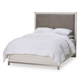 Aico Furniture - Menlo Station Eastern King Panel Bed In Eucalyptus - Ki-Menp000Ek-123