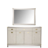 Aico Furniture - Menlo Station Sideboard With Mirror In Eucalyptus - Ki-Menp007-067-123