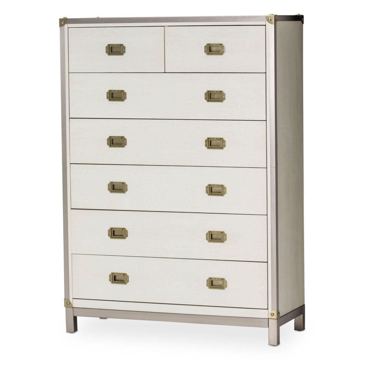 Aico Furniture - Menlo Station 7 Drawer Chest In Eucalyptus - Ki-Menp070-123