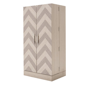 Silverlake Village Footwear Cabinet In Washed Oak - Ki-Slvg099-129 - Aico Furniture