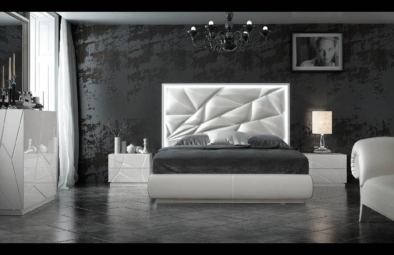 Esf Furniture - Franco Spain Kiu 3 Piece Eastern King Bedroom Set - Kiuekb-3Set