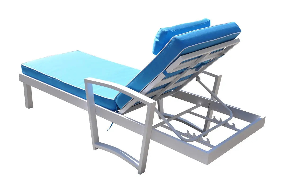 Vig Furniture - Renava Tampa Outdoor Sun Bed & End Table Set - Vggel0112