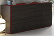 Lagos Natural Light Grey Lacquer Dresser - 17867250-D | J&M