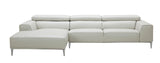 J&M Furniture - Lecoultre Light Grey In Left Hand Facing - 17125-Lhfc
