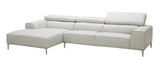 J&M Furniture - Lecoultre Light Grey In Left Hand Facing - 17125-Lhfc