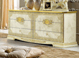 Leonardo Double Dresser In Ivory-Gold - Leonardodresser | ESF