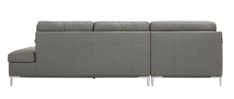 Leonardo Grey In Left Hand Facing Modern Sectional Sofa - 18996-Lhfc | J&M