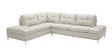Leonardo Silver Grey In Left Hand Facing Modern Sectional Sofa - 18994-Lhfc | J&M