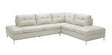 Leonardo Silver Grey In Right Hand Facing Modern Sectional Sofa - 18994-Rhfc | J&M
