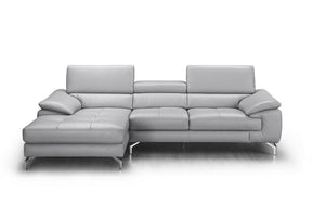 Liam Premium Leather Sectional In Left Hand Facing Chaise - 18273-Lhfc | J&M