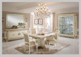 Arredoclassic Italy Liberty 6 Piece Rectangular Dining Table Set W - 1 Extension - Libertydtb - 6Set | ESF | Home Elegance USA