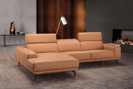 Lima Sectional In Left Hand Facing Chiase In Peru Orange - 1790891-Lhfc | J&M