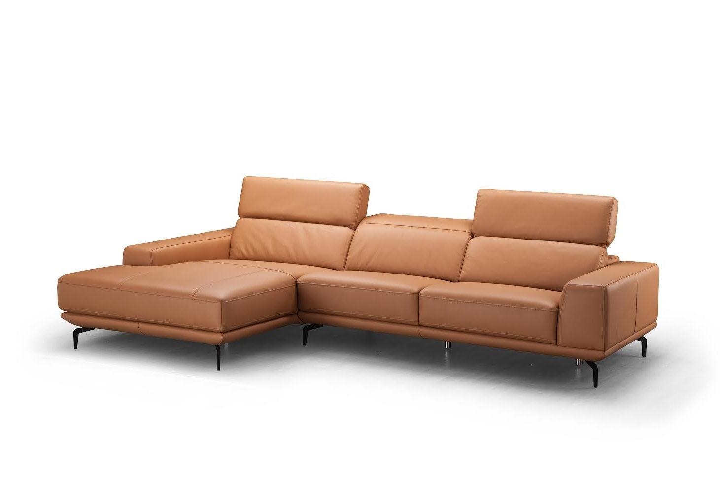 J&M Furniture - Lima Sectional In Left Hand Facing Chiase In Peru Orange - 1790891-Lhfc