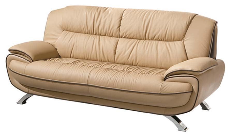 405 Modern Sofa In Brown - 4053Brown | ESF | Home Elegance USA