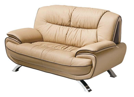 405 Modern Loveseat In Brown - 4052Brown | ESF | Home Elegance USA