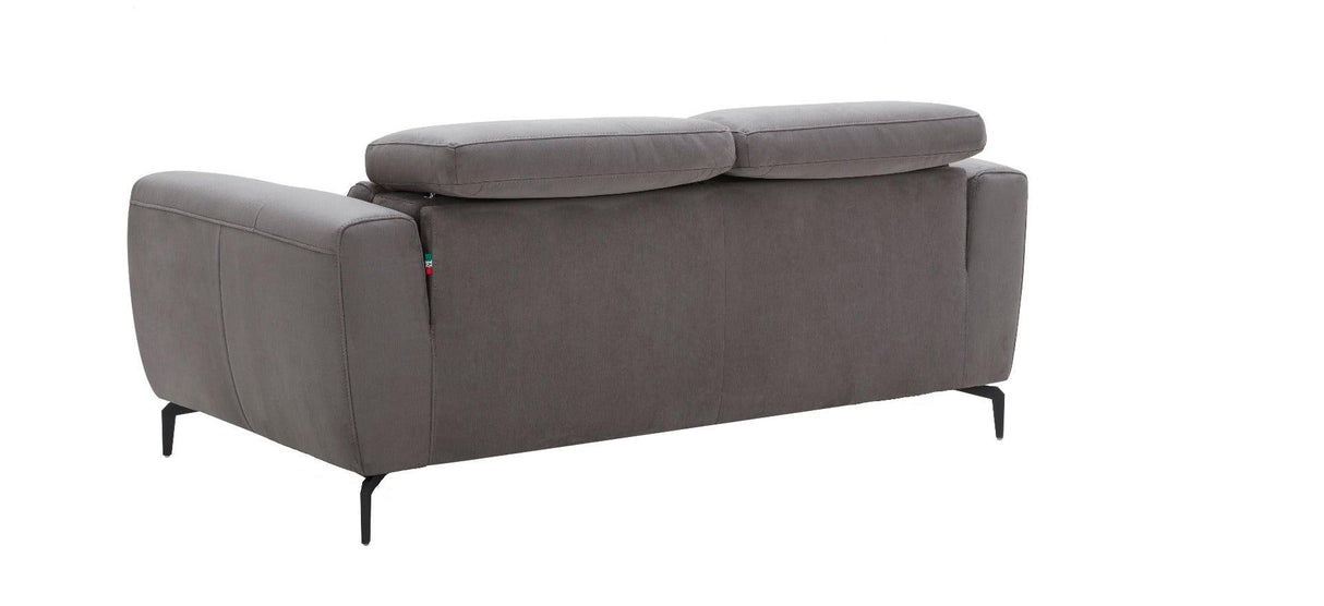 J&M Furniture - Lorenzo Grey Fabric Loveseat - 18823-L