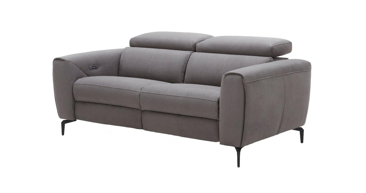 J&M Furniture - Lorenzo Grey Fabric Loveseat - 18823-L