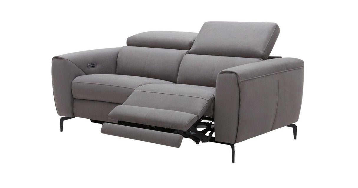 J&M Furniture - Lorenzo Grey Fabric Loveseat - 18823-L