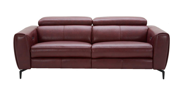 J&M Furniture - Lorenzo Merlot Sofa - 18822-S