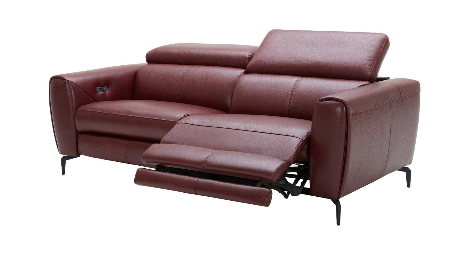 J&M Furniture - Lorenzo Merlot Sofa - 18822-S