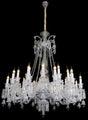 Treviso 24-Light Chandelier in Clear Glass & Chrome Finish – Aico Furniture