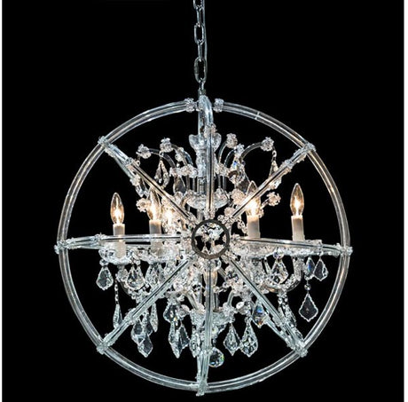 Aico Furniture - Pena 6 Light Chandelier - Lt-Ch920-6Clr