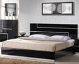 Lucca Black Lacquer Queen Platform Bed - 17685-Q | J&M